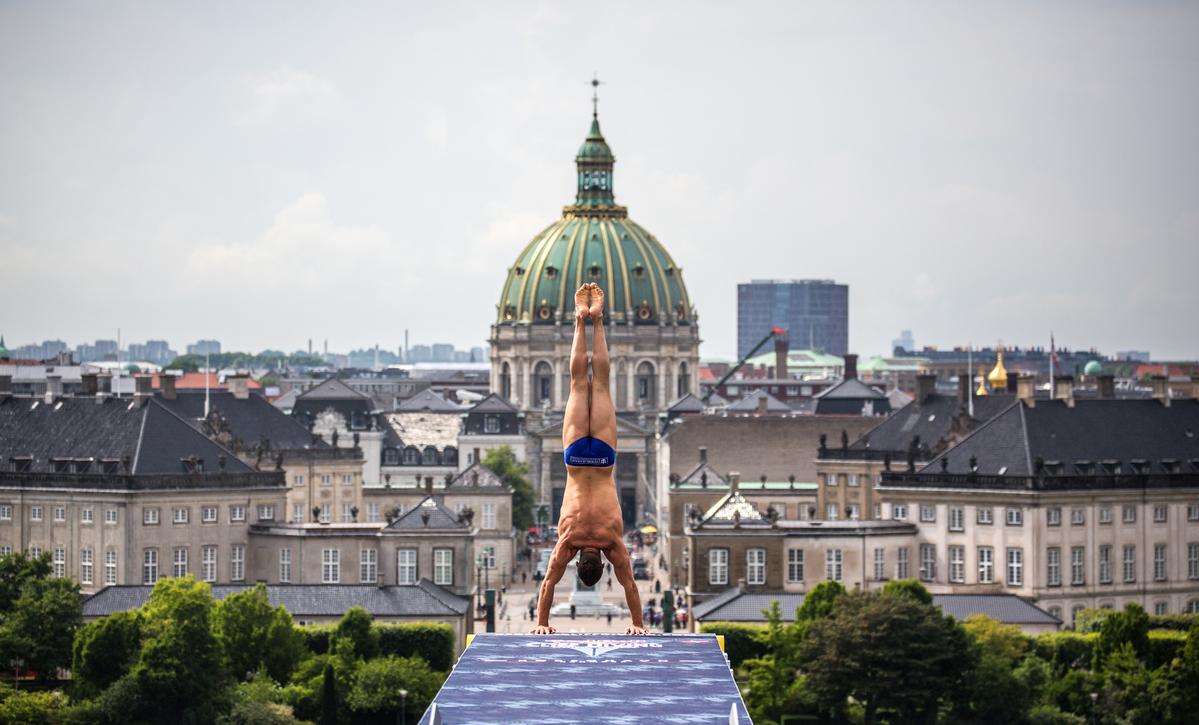 Redbull cliff diving Copenhagen