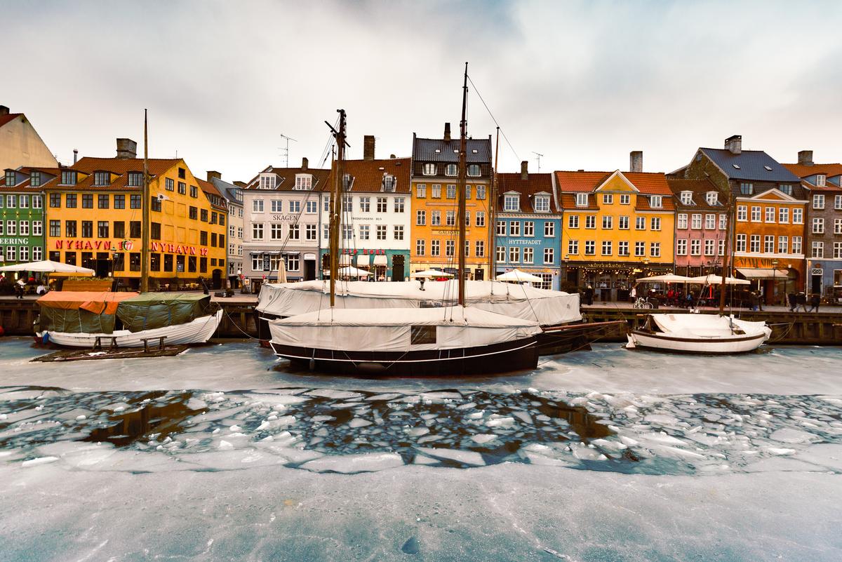 Nyhavn in winter time