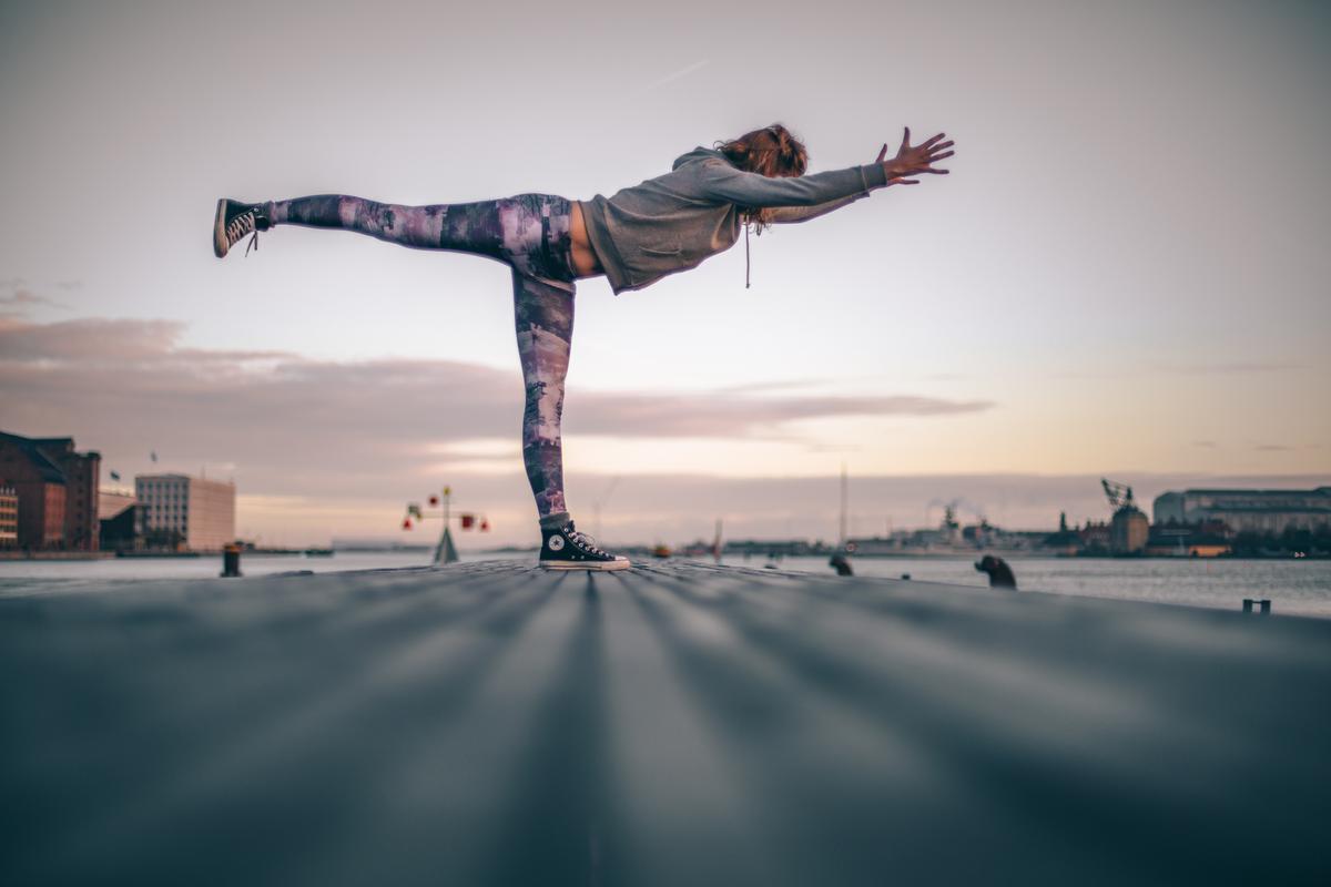 Yoga by the Copenhagen waterfront
