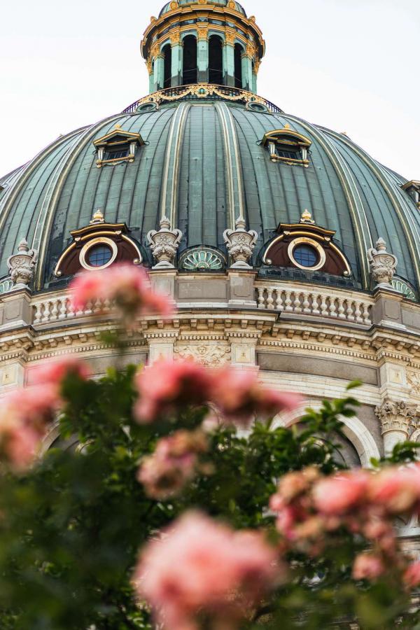 Marble church summer in Copenhagen