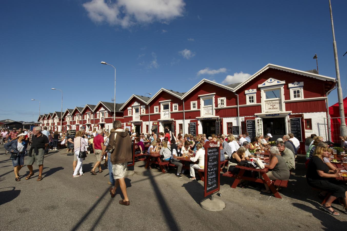 The marina area in Skagen