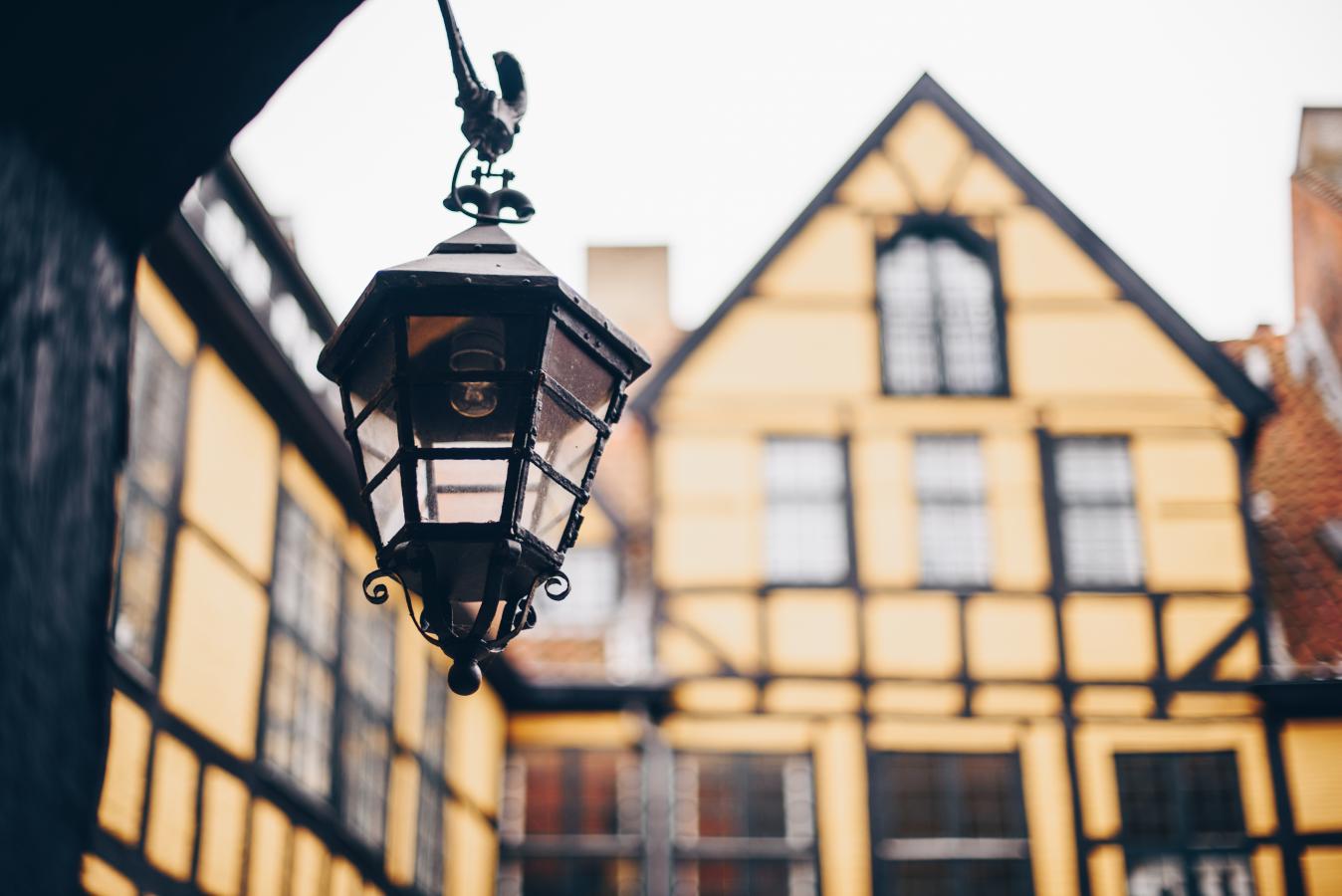 Colourful Copenhagen backyards