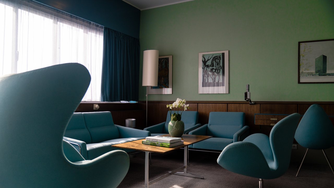 Arne Jacosen interior design - room 606 at the iconic SAS Radisson Royal Hotel