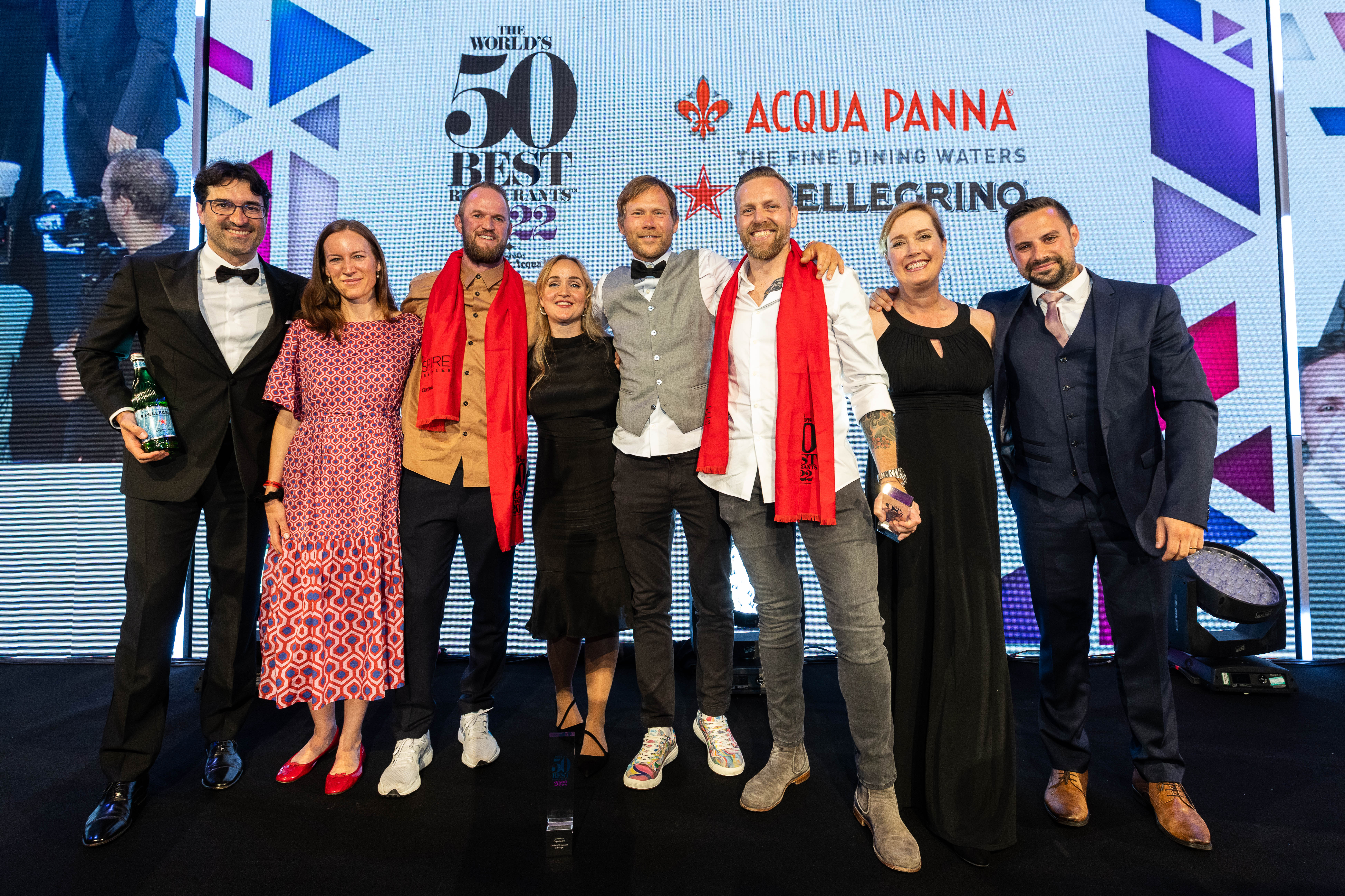 World's 50 Best 2022 - Geranium - award celebration