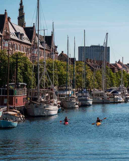 Sommerstemning ved kanalerne