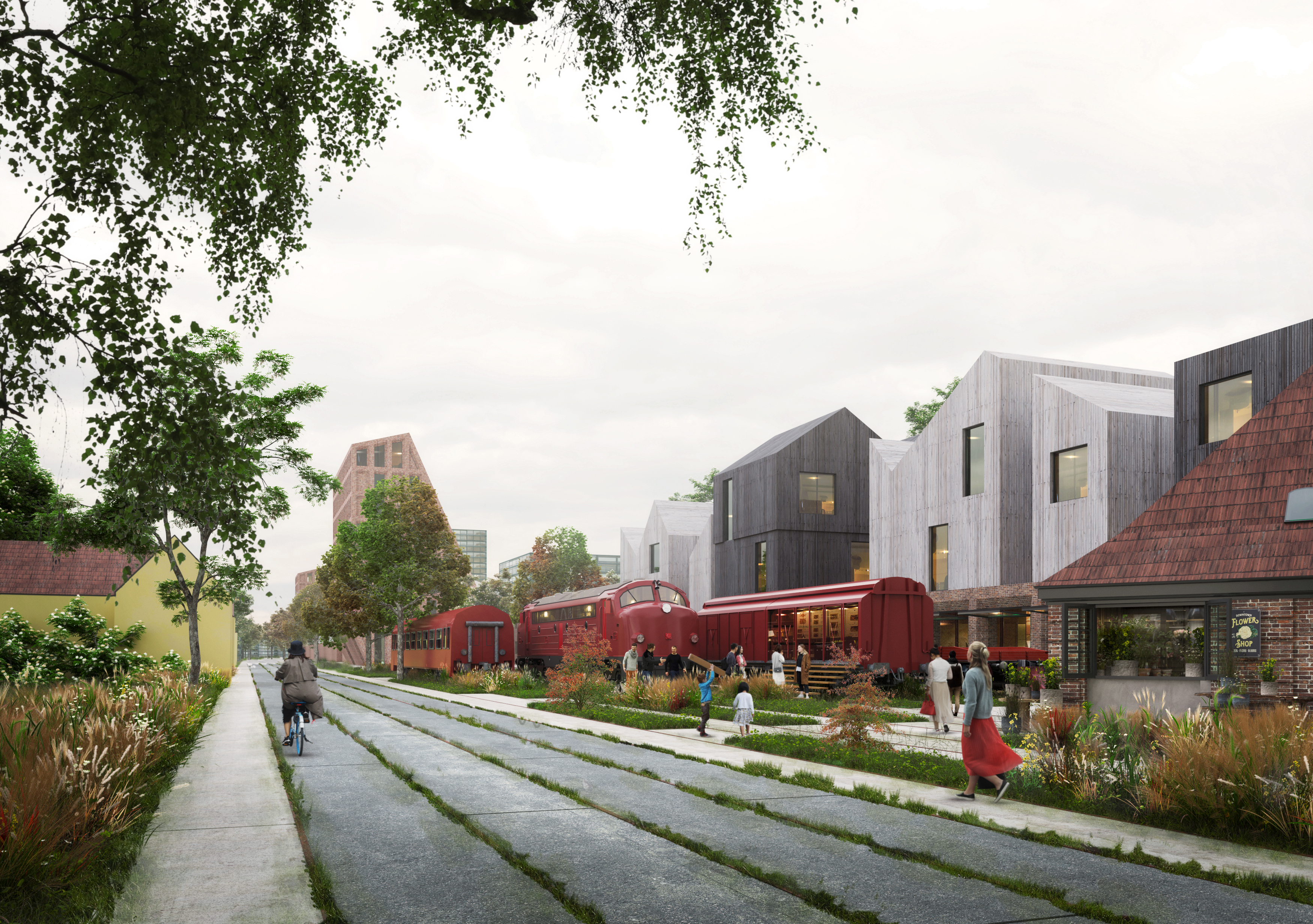 Jerbanebyen Cobe renderin