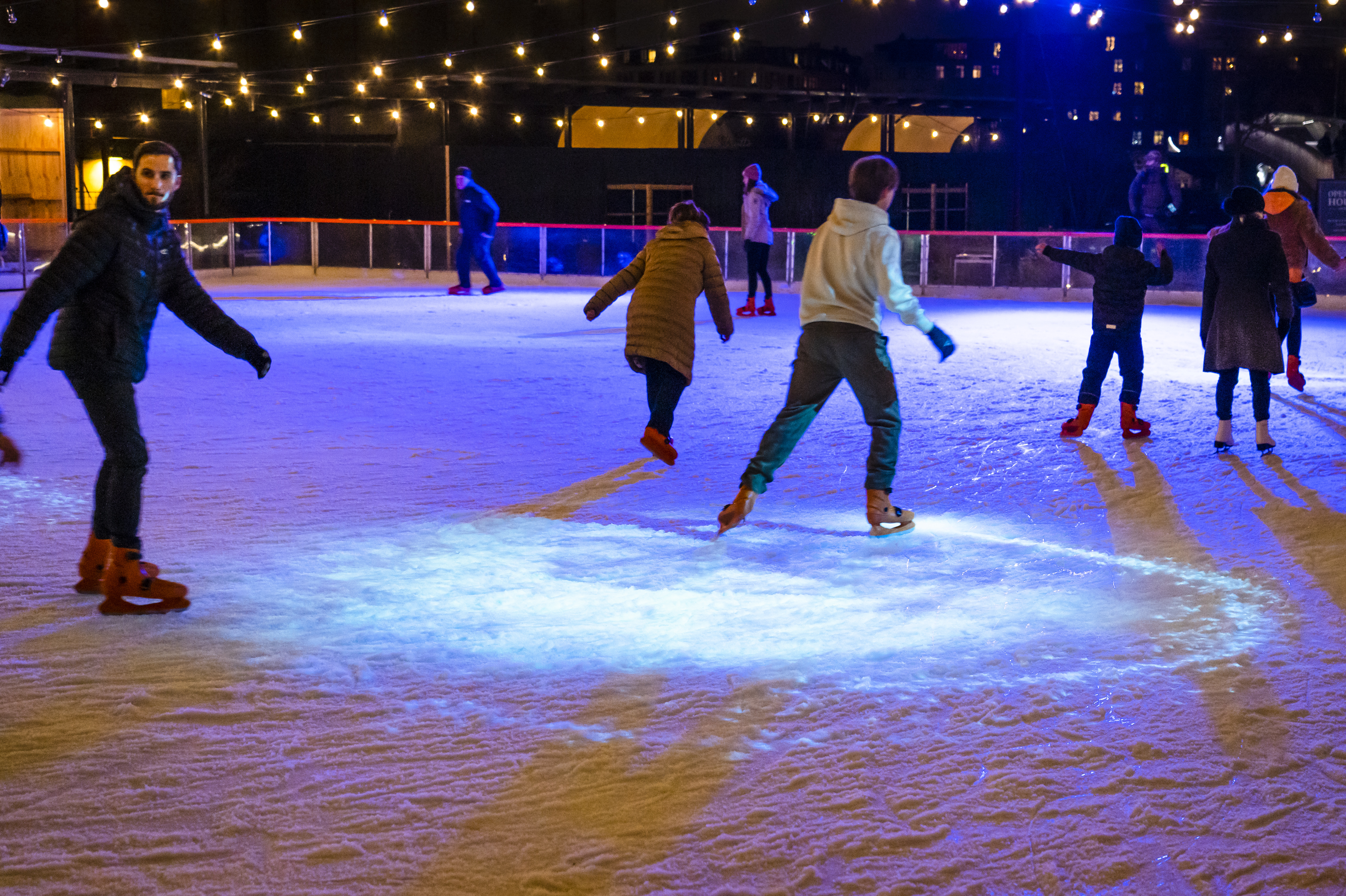 Copenhagen Light Festival - Ice Skating