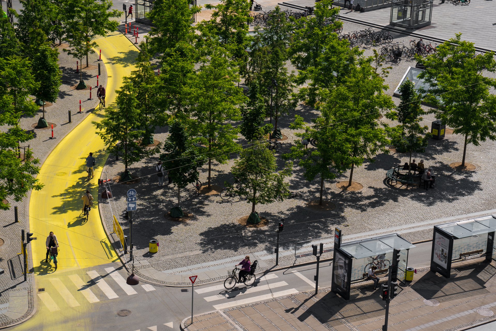 Tour de France Copenhagen bike path