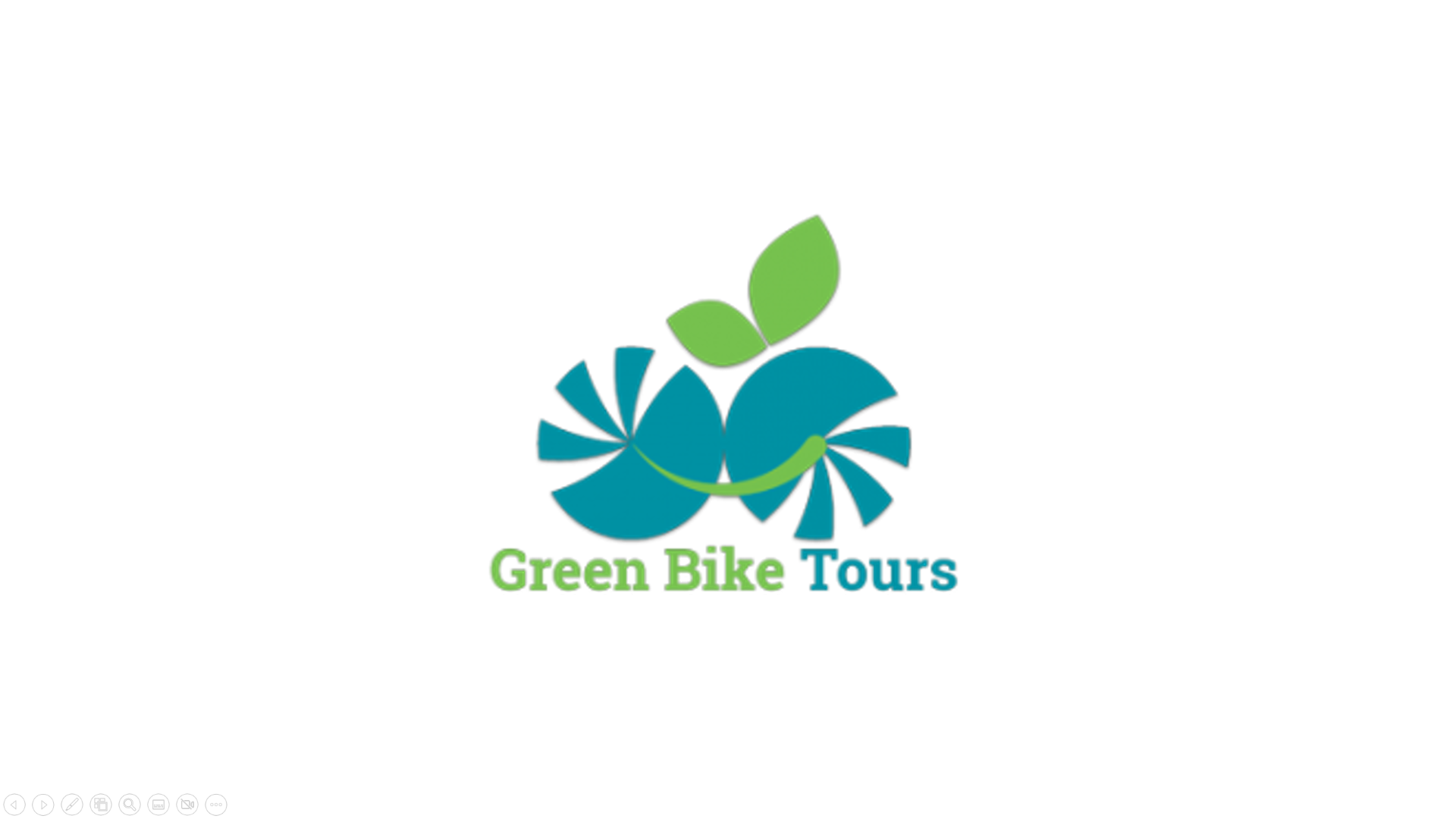Green bike tours logo