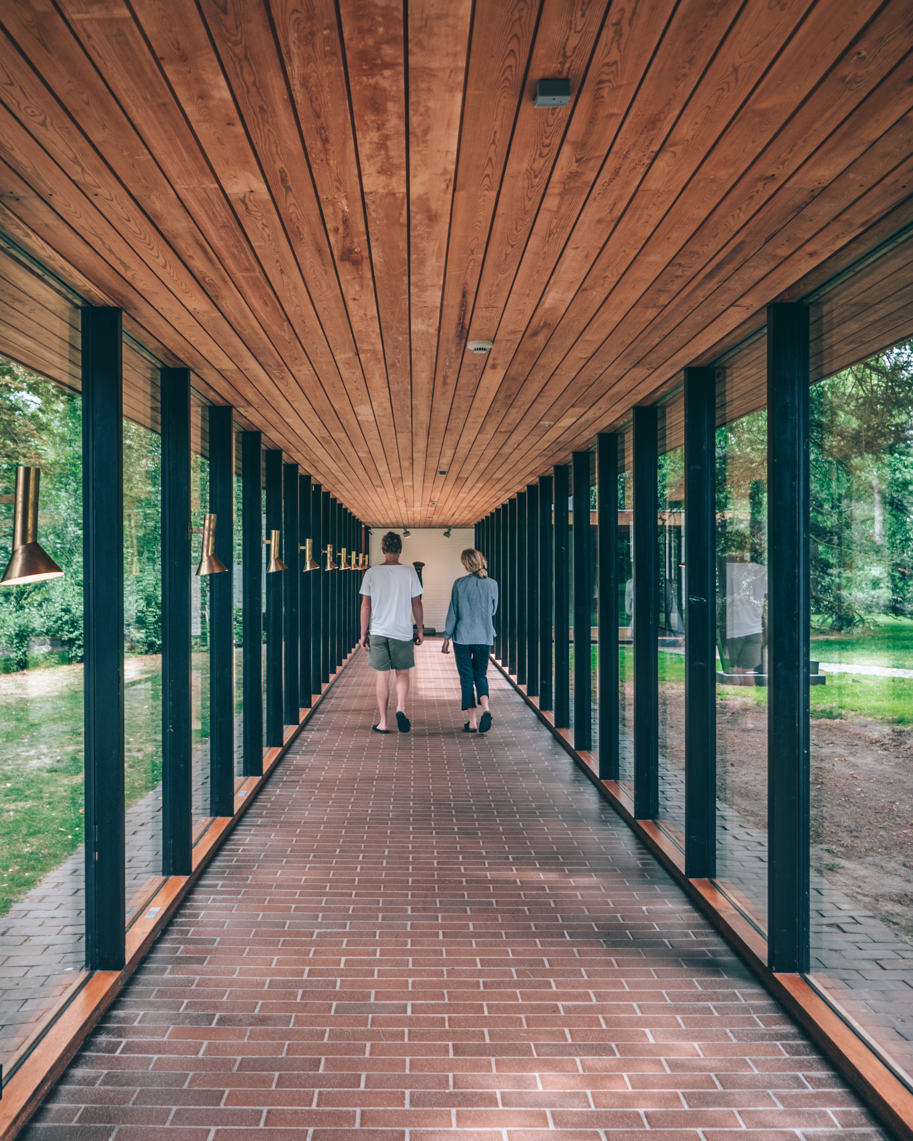 Visitors at Louisiana Museum of Modern Art 