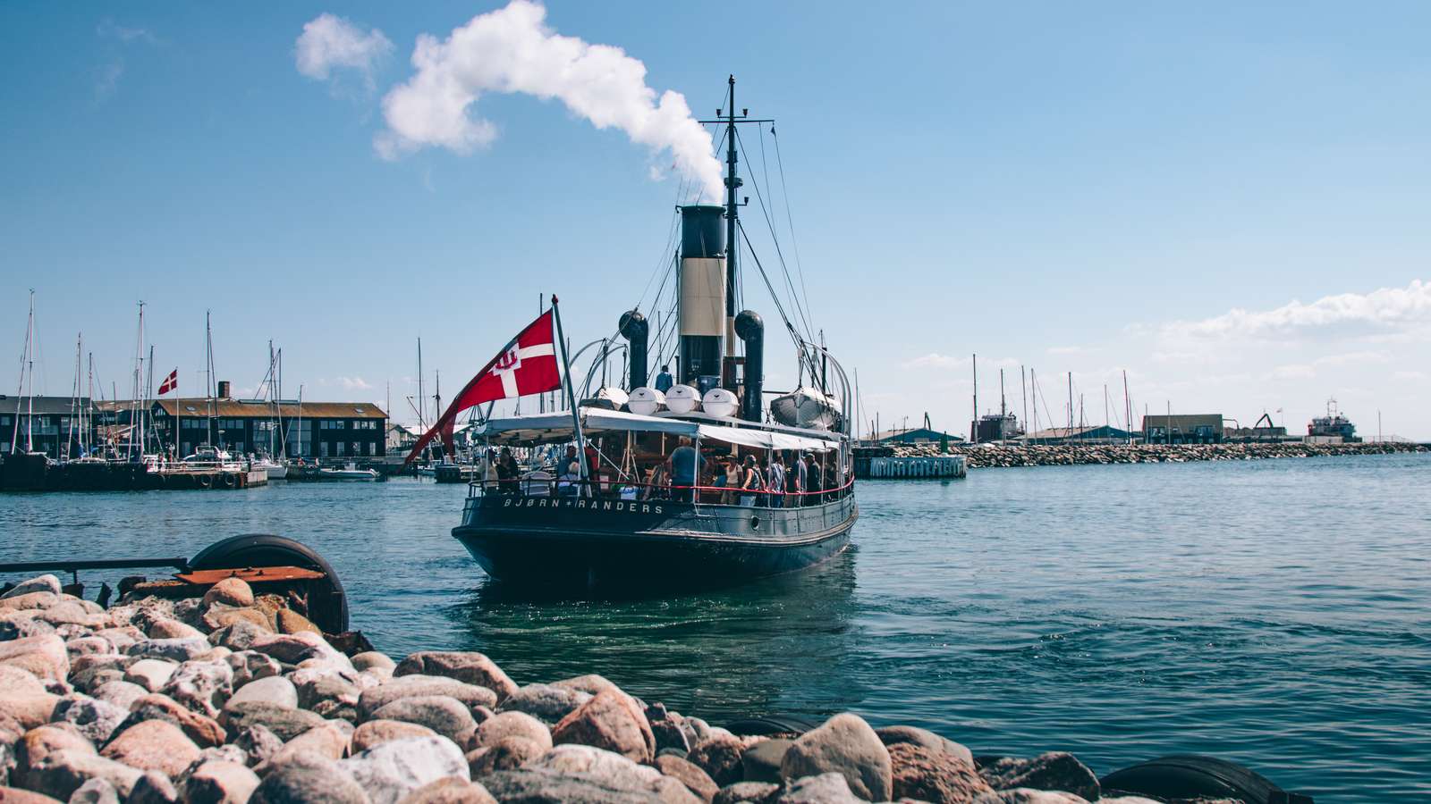Hundested Harbour and ferry