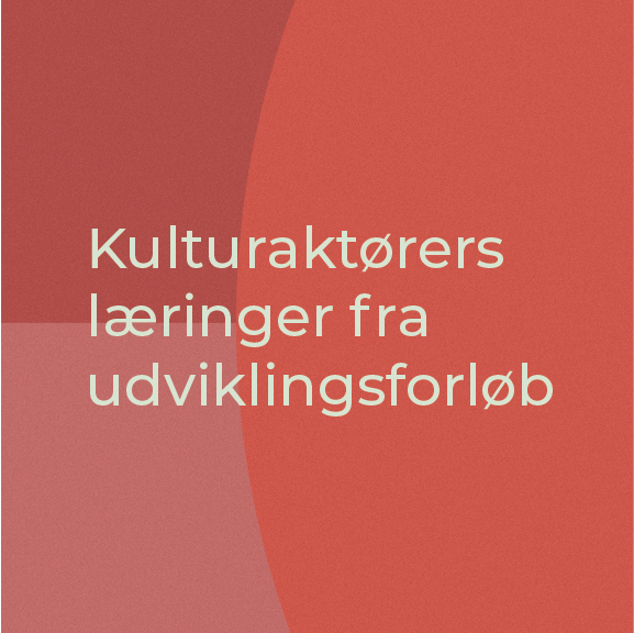 MOSAIK - Kulturaktørers læringer fra udviklingsforløb