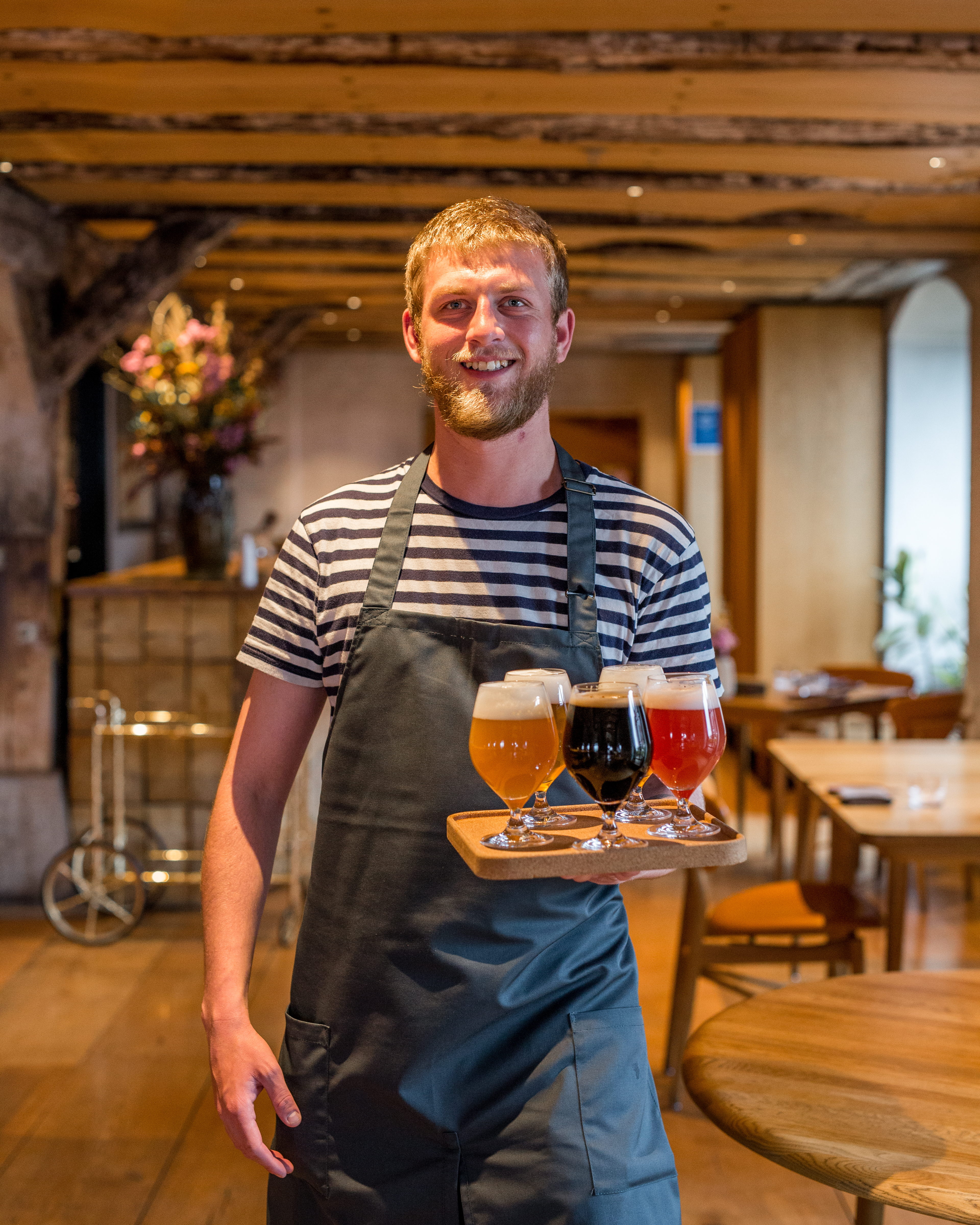 Craft beer at restaurant Barr