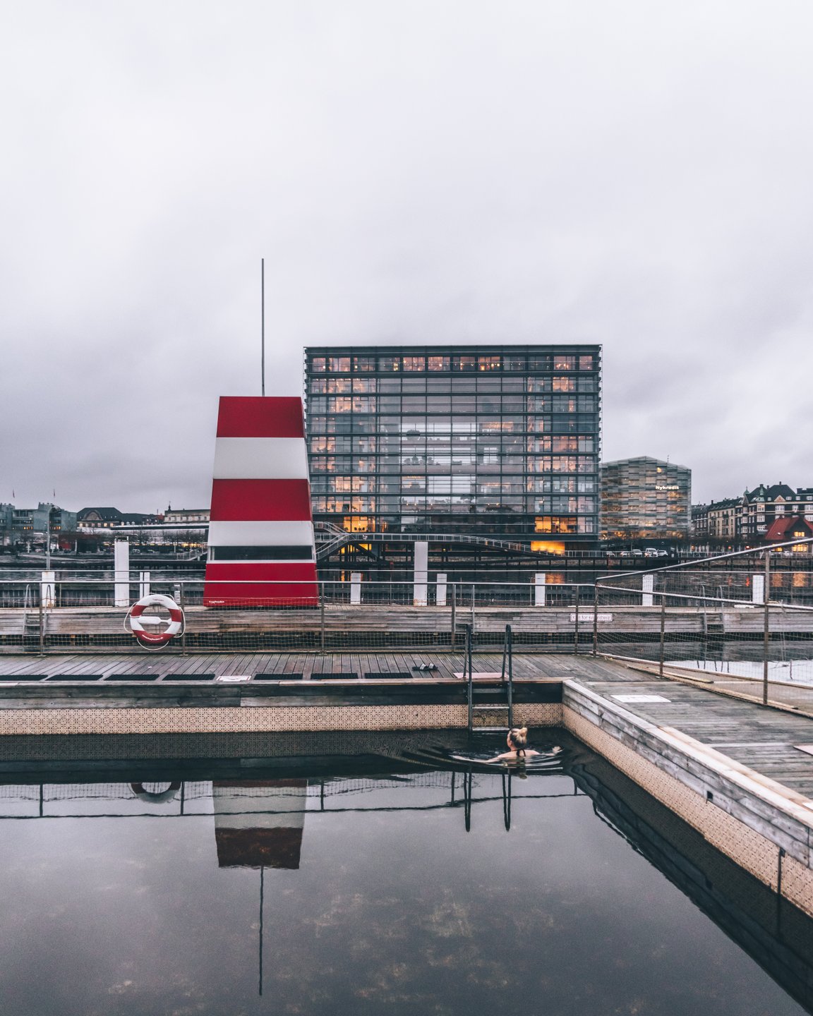 Vinterbadning Islands Brygge