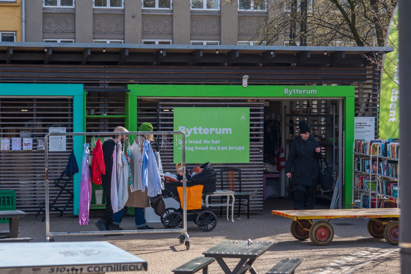 local recycling station Nørrebro