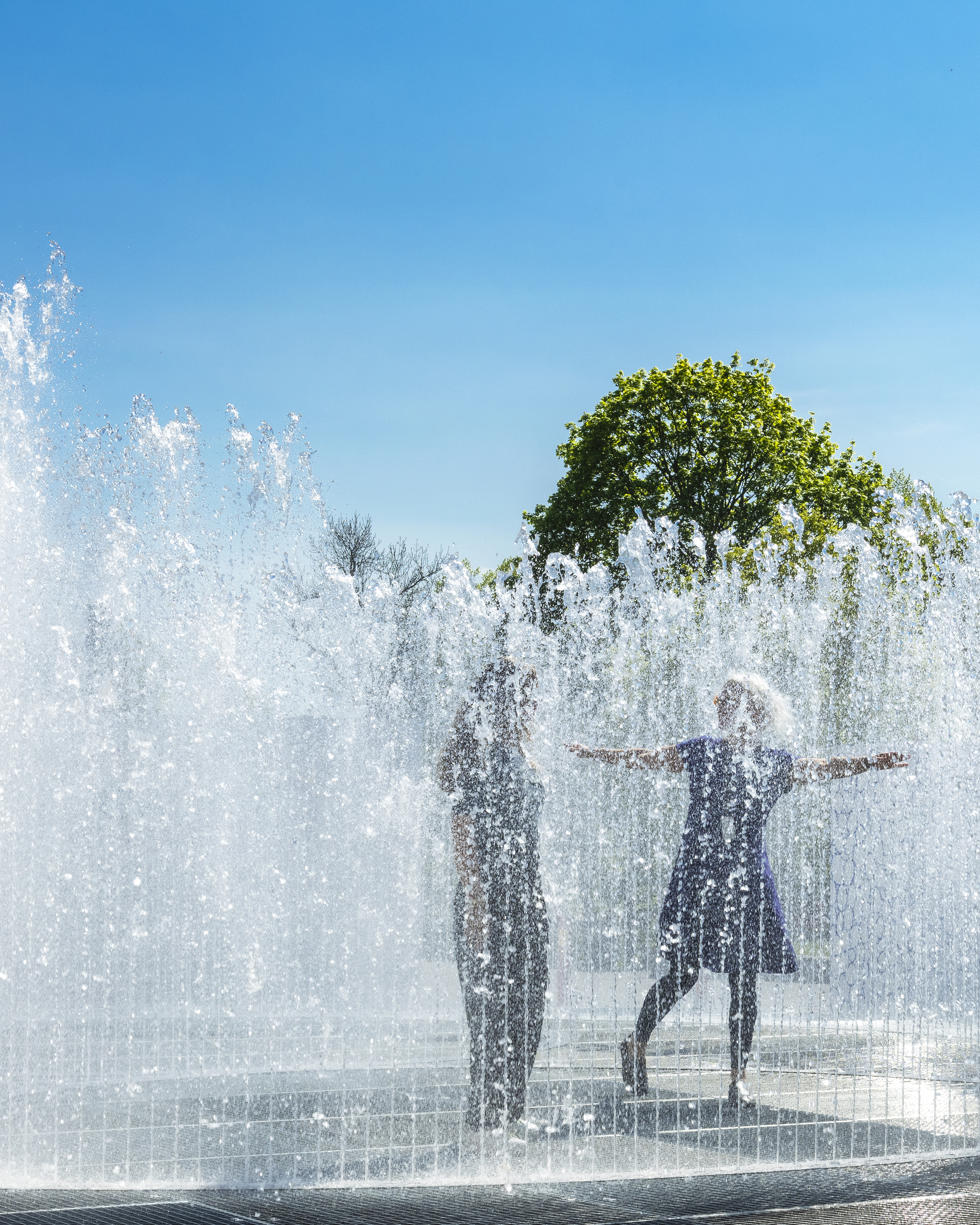 Water Pavilion by Jeppe Hein