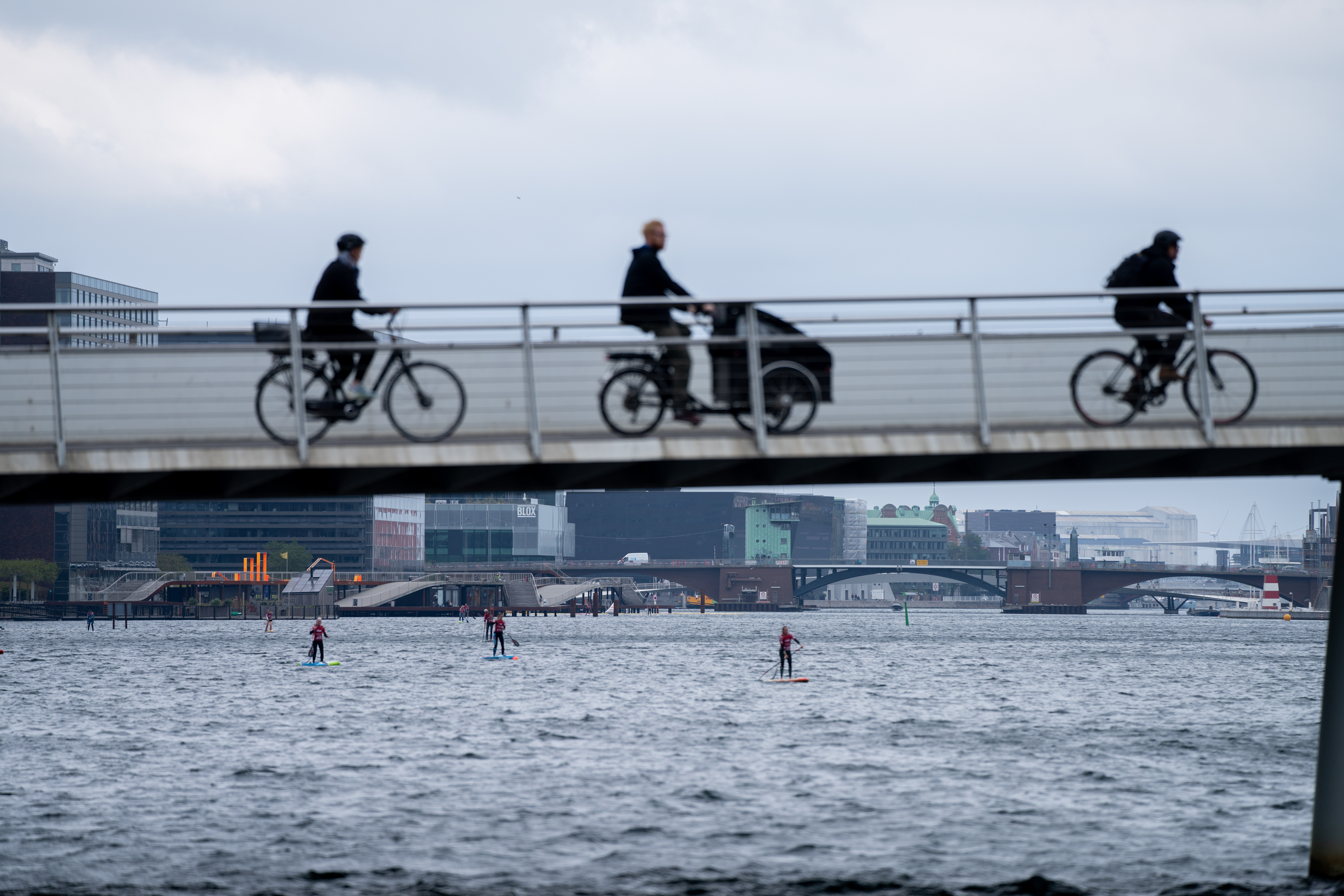 SUP boarding in Copenhagen's canals