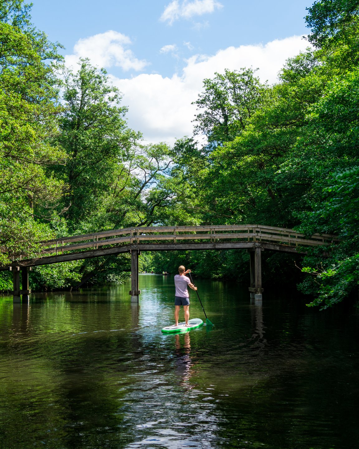 Watersports outside Copenhagen - urban outdoors at Mølleåen
