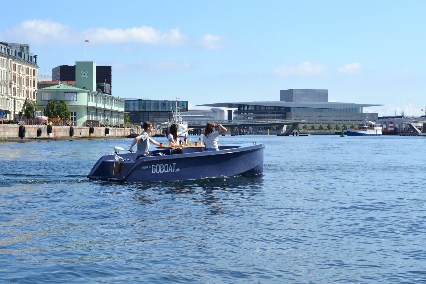 Copenhagen city views from a GoBoat