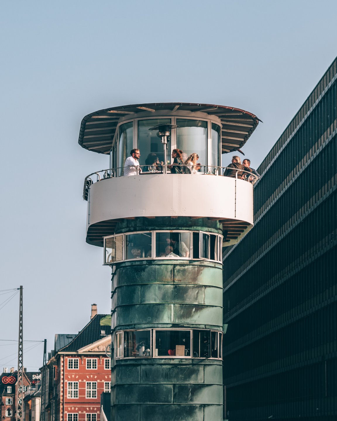 Drinks with a harbour view - Kulturtårnet on Knippelsbro