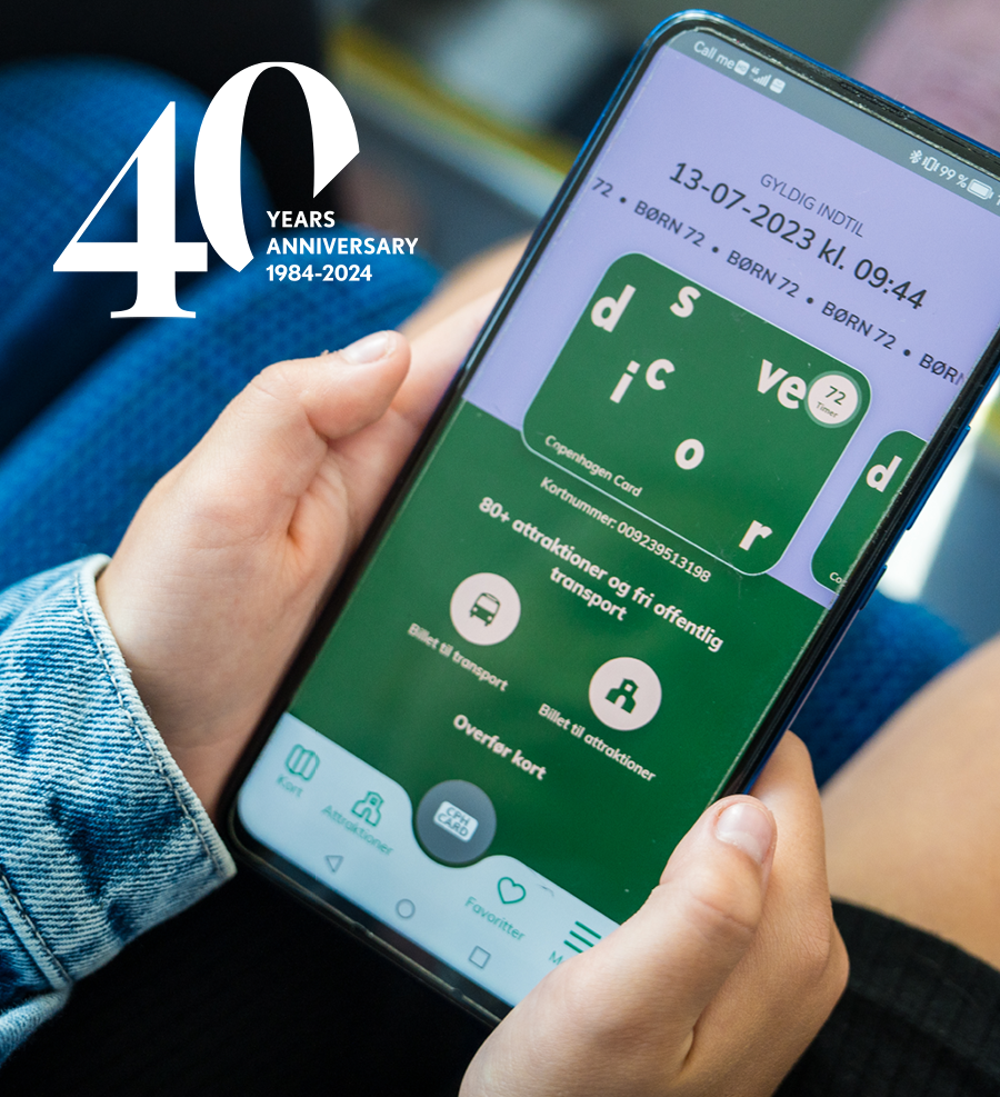 Copenhagen Card 40 years