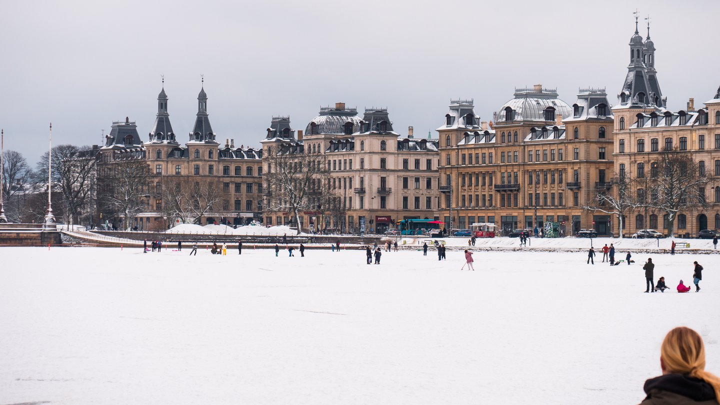 Vinter i København - søerne