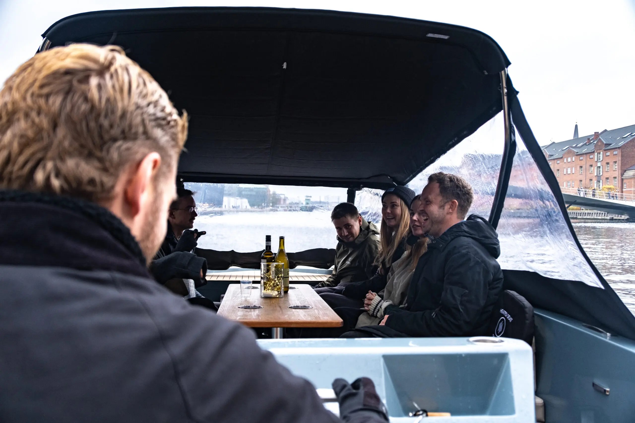 GoBoat kanalrundfart indvendig