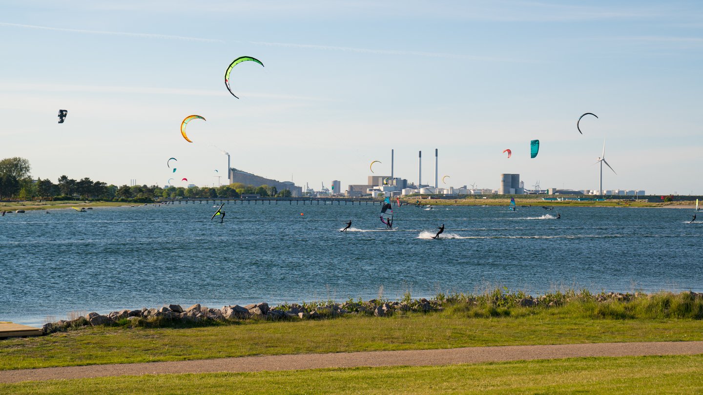 Amager Strandpark kitesurf