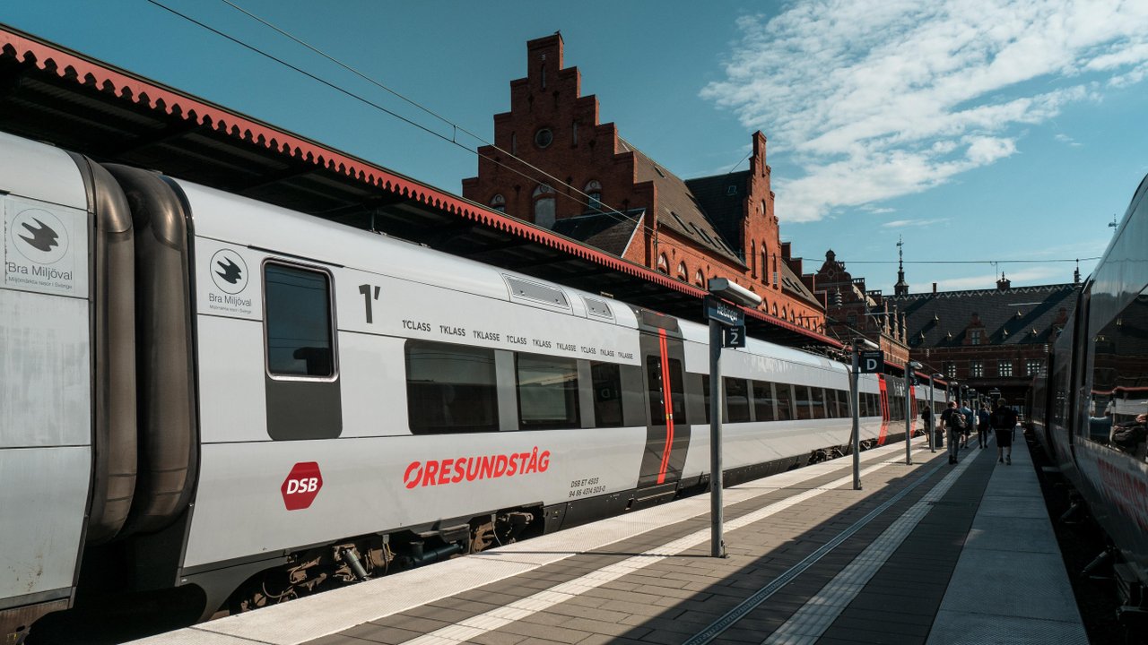 Oresundstoget på Helsingør Station