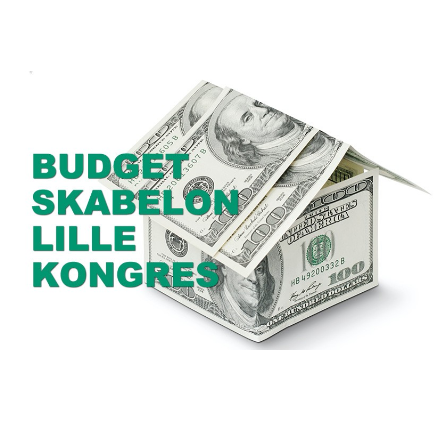 Download budgetskabelon til lille kongres