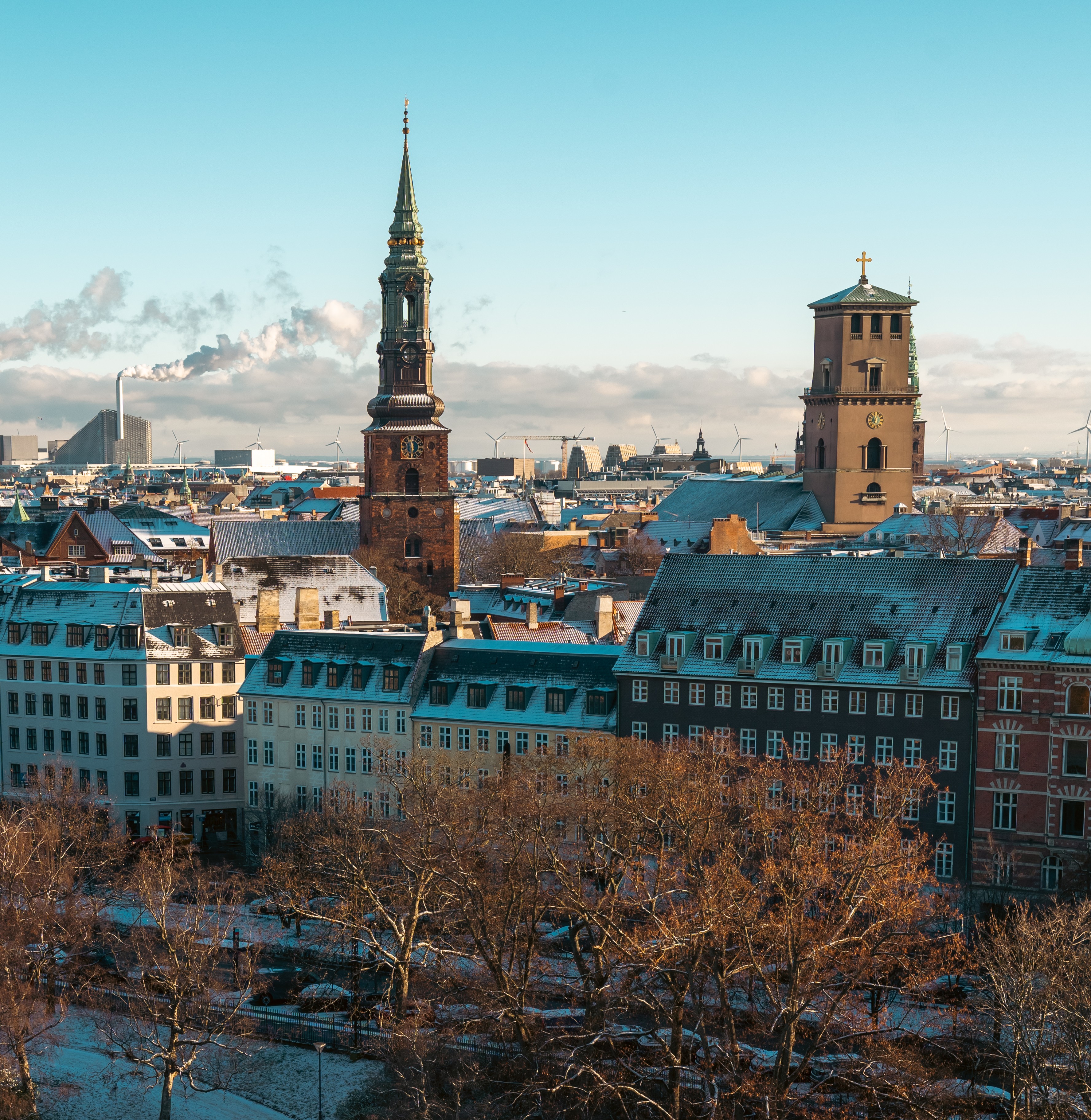 Copenhagen winter snow