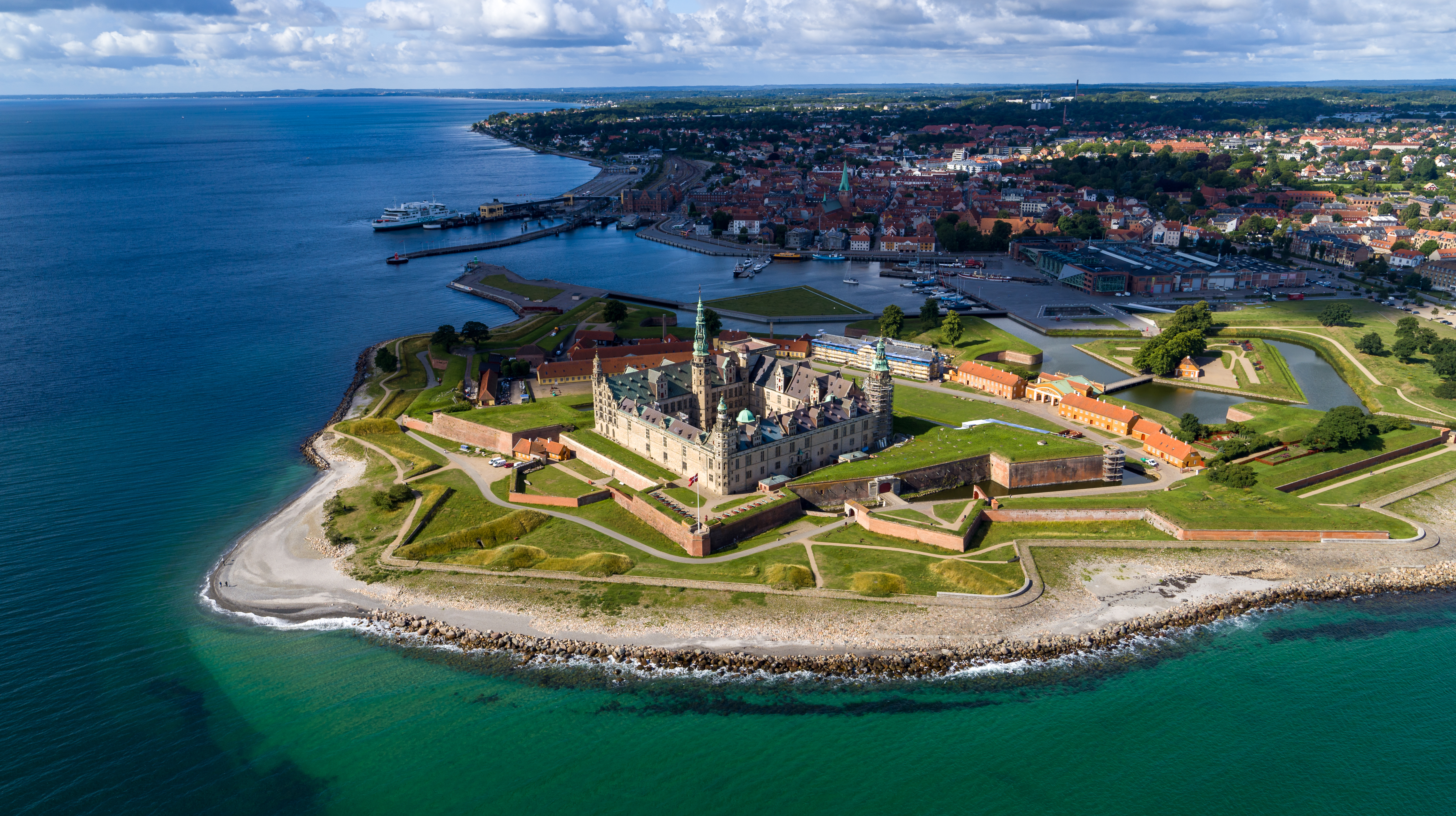 Helsingør from above