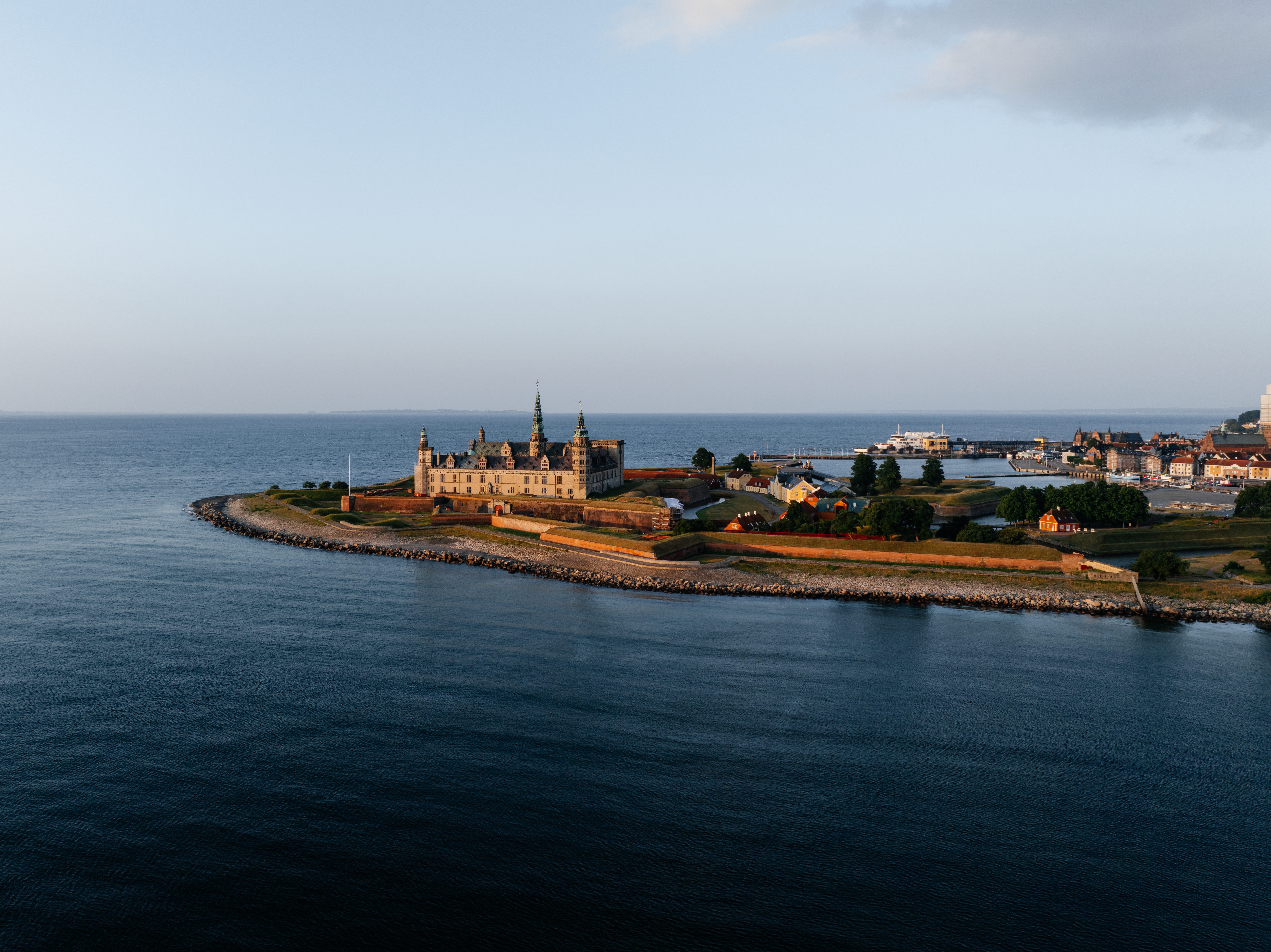 Helsingør kyst Kronborg Slot