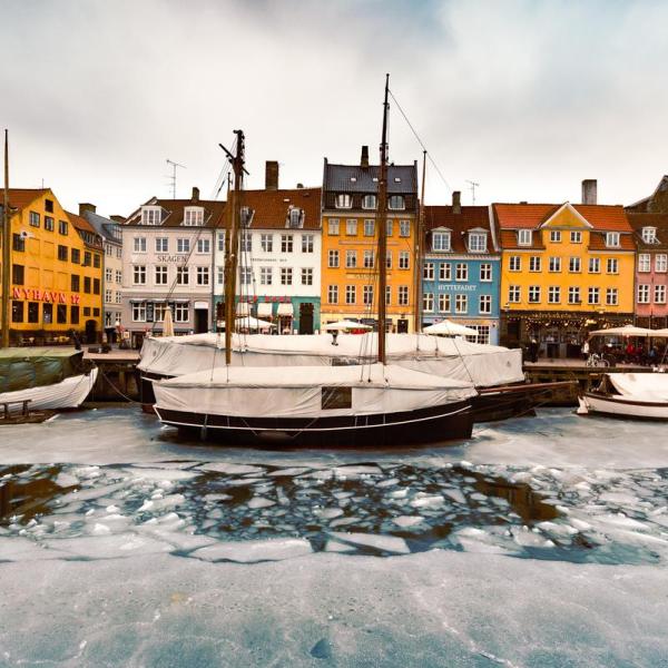 Nyhavn in winter time