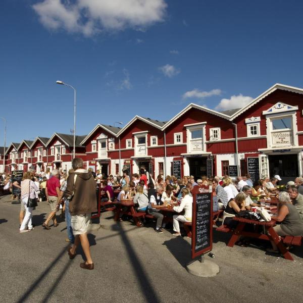 The marina area in Skagen