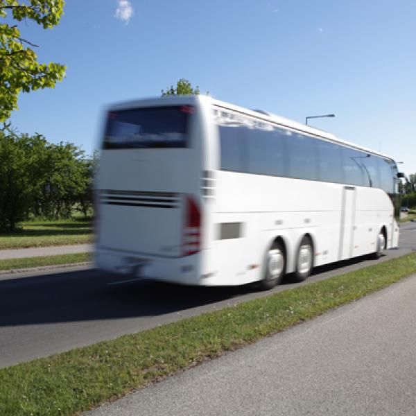 Vikingbus_Bus driving on the road