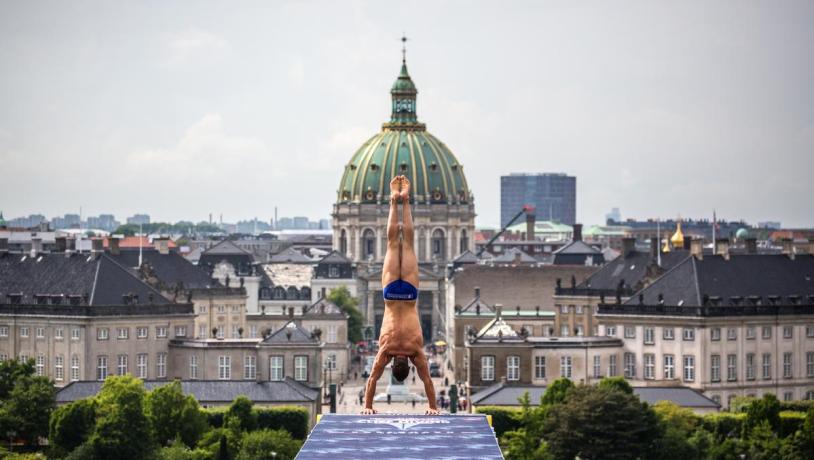 Redbull cliff diving Copenhagen