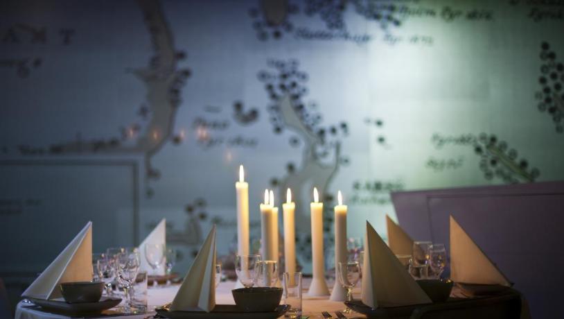dinner at the maritime museum of Denmark in Elsinore