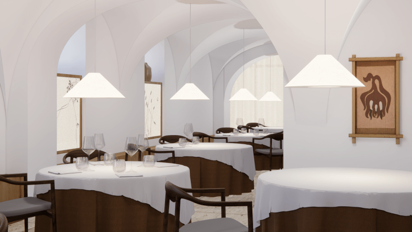 AOC restaurant rendering