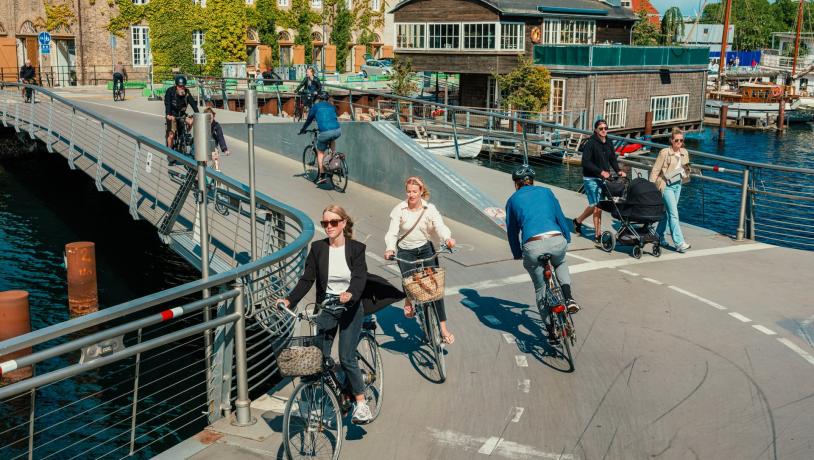 Copenhagen's bike friendly infrastructure