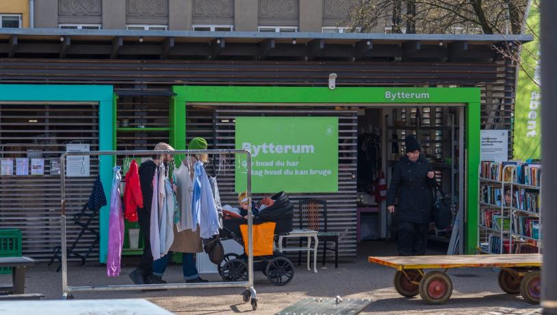 local recycling station Nørrebro