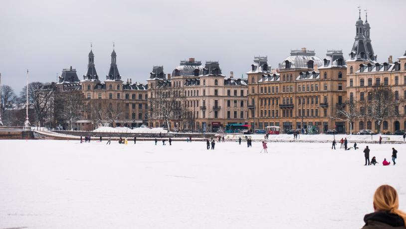 Vinter i København - søerne