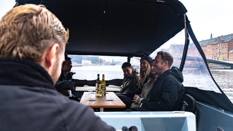 GoBoat kanalrundfart indvendig