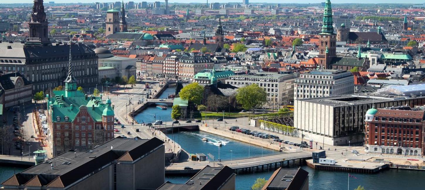 View of Copenhagen city