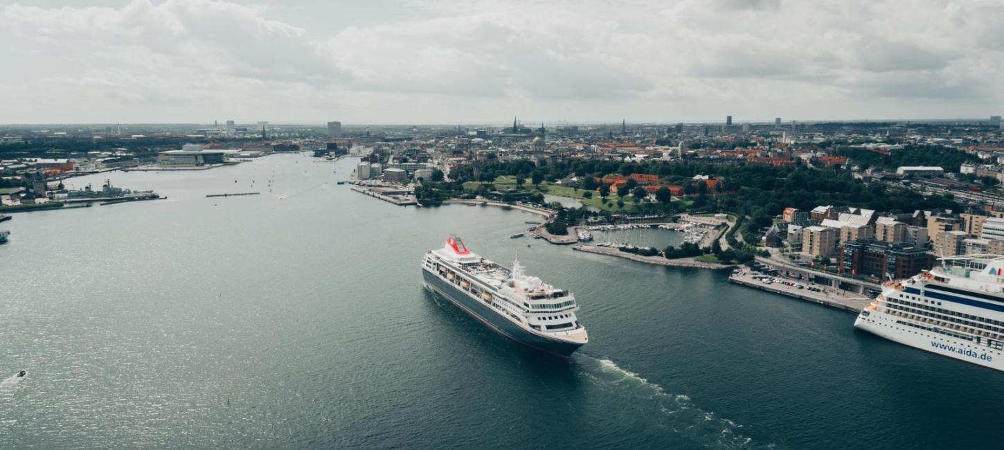 Cruise Ship in Copenhagen