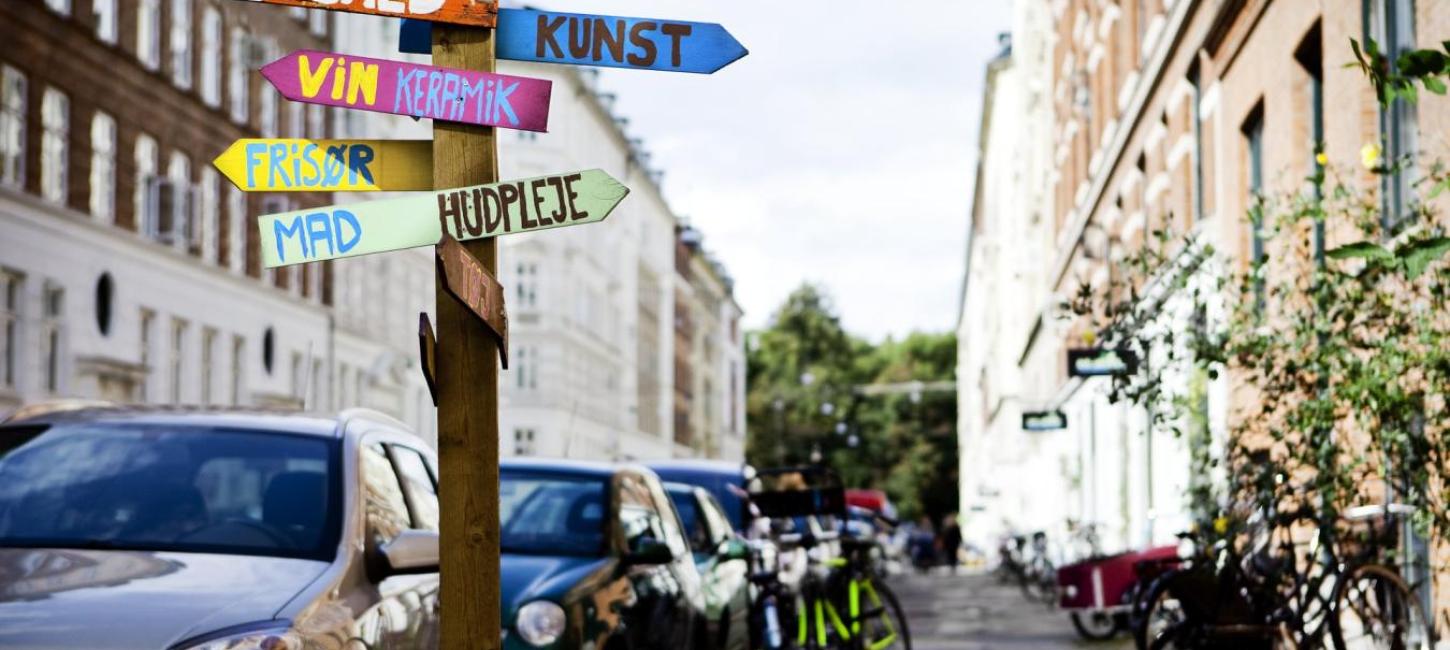 Jægersborggade in the Nørrebro district of Copenhagen