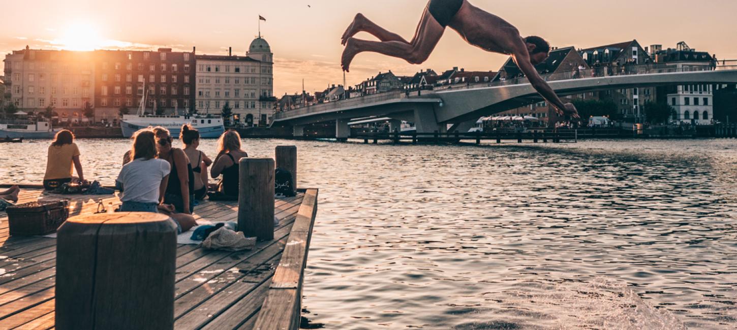 Evening swim in Copenhagen Harbour