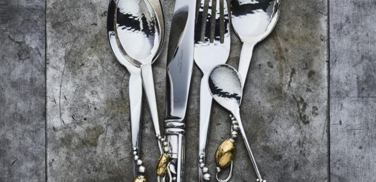 Blossom cutlery by Georg Jensen