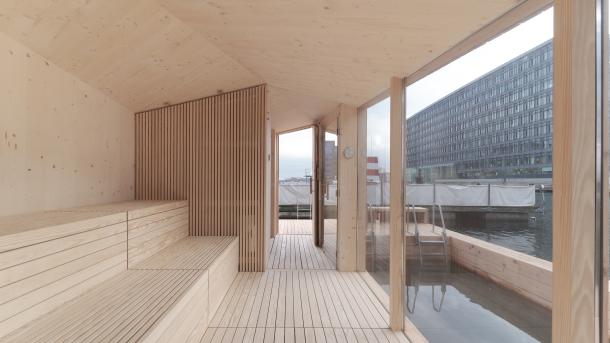 MAST Floating sauna