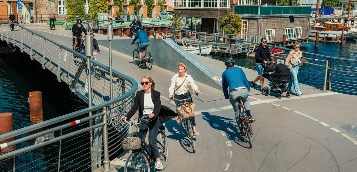 Copenhagen's bike friendly infrastructure